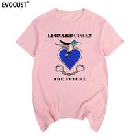leonard cohen Book Of Longing Tshirt Cotton Unisex T shirt New Women Summer S