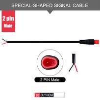 Extension Cord Shaped Accessories Cable Ebike Electric Bike 2 Pin Male