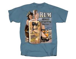 Pirates Rum Makes Everything Better Funny T'shirt Tee 3XL L