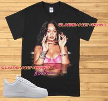 Riri Badgal T-Shirt , Vintage 90's Riri T-Shirt ,Hip Hop Rap Tour T-Shirt, bad girl riri T-Shirt Gift for men women unisex tee XL