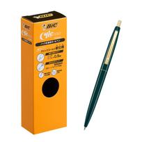 Bic Japan Bic Click Gold Ballpoint Pen Black Smooth Ink Dark Green Barrel 12 Pens CFCGDGR05BLKJ 0.5mm Oil-based orange