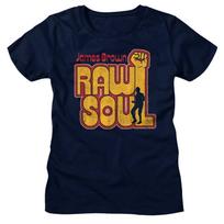 James Brown Raw Soul Women's Navy Women's T-Shirt S