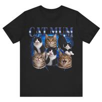 Custom Cat Mum Shirt | Personalised CaT-Shirt | Custom PeT-Shirt | Cat Lover Gift | Upload Your Cat Photo Shirt S