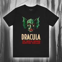 Dracula, Vampire Thriller, Bram Stoker Shirt, Horror T-Shirt, Classic Literature T-Shirt, Gothic, Bookworm Unisex Jersey Short Sleeve Tee XL