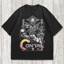 Retro Contra NES Game T-Shirt - 80s Classic Gaming Tee - Unisex T-Shirt M