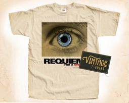 Requiem For A Dream V3 T-Shirt Tee Natural Vintage Cotton Movie Poster Beige All Sizes S M L XL 2X 3X 4X 5X S