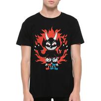 Cuphead vs The Devil T-Shirt, Men's and Women's Sizes (CUP-109284) S