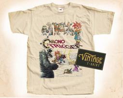 Chrono Trigger V2T-Shirt Vintage Natural color Men's T-Shirt DTG Digital Print SIZES S M L XL 2XL 3XL 4XL 5XL 3XL