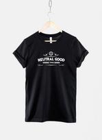 Neutral Good Dungeons and Dragons Shirt: Soft Cotton RPG Gamer Tee M