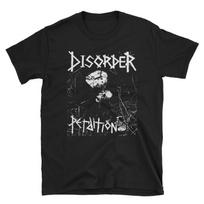 Disorder T shirt, Mob 47 , Framtid, Crass, Disclose, Doom, Headcleaners, Anti-cimex, Varukers, Conflict, Gism, Gauze XL