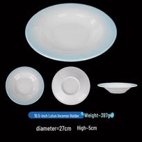 Diren Commercial Melamine Deep Dinner Plate