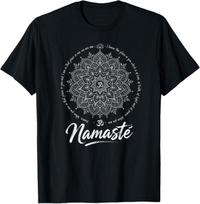 Namaste I Honor the Place in You Mandala Yoga T-Shirt, Spiritual Yoga Lover Gift, Meditation Zen Mandala Graphic Tee XL