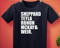Sheppard, Teyla, Ronin, McKay, and Weir. Unisex T-Shirt S