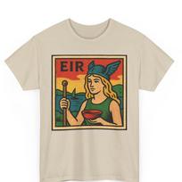 Eir Norse Goddess T-Shirt: Retro Comic Style Pagan Tee XL