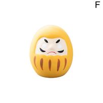 Japanese Ceramic Daruma Doll Crafts Charm Lucky Fortune Miniature Decor Daruma Japanese Traditional Style Home Ornament Dol A2X9