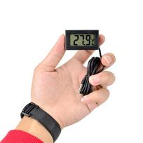 FY-12 Mini LCD Digital Thermometer Hygrometer Gauge Tester with Probe Development Board Included black
