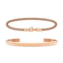 Daniel Wellington Light luxury, simple, rose gold alloy, bracelet, bracelet, combination suit, same style for men and women, couple model C001C684 auksas