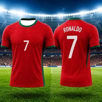Fashion Ronaldo Unisex Jersey Collectible Soccer Fan T Shirt Lightweight Breathable Football Sportswear For Men Women Streetwear 2XL white