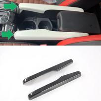 Imitate Carbon Armrest Box Cover Cup Holder Trim Body Kit Upgrade Accessories Decoration for Civic Hatchback 2021 juoda