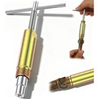 Compression Sleeve Puller Tool, Ferrule Remover for 1/2” Compression Fittings Only, Remove Nut & Ferrule of Pipe, Zinc-Plated Steel Plumbing Tools 1PCS