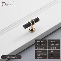 Oukali Promotion Factory Top Seller Zinc Alloy New T Bar Pull Kitchen Cupboard Cabinet Drawer Door Long Knurled Handles (as the picture,-)