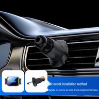 Logo Engraving Car Phone Holder: Strong Magnetic, 15W Wireless Fast Charger with Multi-Color Atmosphere Light