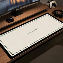 Ultra Thin Non Slip Desk Mat Large Keyboard Pad for Office Home Writing School Classroom Protection Computer Mouse Pad balta