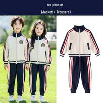 Children’s Windbreaker Set – Primary School & Kindergarten Uniform for Spring, Autumn, and Winter Sports Meet. 100 cm