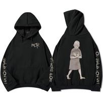 WALK THIS WORLD ALONE HOODIE MY CHEMICAL ROMANCE Street Style Sweatshirts Winter Fleece Male Hooded Pullovers Graphic Print Tops XS juoda