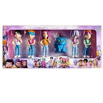 Kpop Demon Hunters Anime Doll Vinyl Toy Male Antagonist Character Model Vinyl Mask Set Clear Box Ornament Toy Birthday Gift
