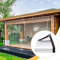 Clear Tarpaulin Cover, Waterproof, Transparent, Dustproof, Tear-resistant, Versatile, with Eyelets 2mx2m
