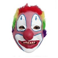 Helovino klouno kaukė baro vakarėlio persirengimo šou reikmenys galvos apdangalas sprogimo klouno kaukė Chicken feather clown