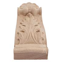 Wood Carving Decoration Classic Applique Corbels Decal Corner Unfinished 10*4.5*1.8cm