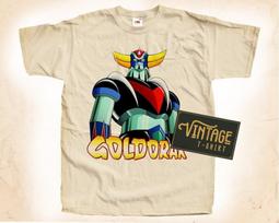 Goldorak V2 T-Shirt Vintage Natural color Men's T-Shirt DTG Digital Print SIZES S M L XL 2XL 3XL 4XL 5XL S