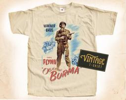 Objective Burma T-Shirt Vintage Natural color Men's T-Shirt DTG Digital Print SIZES S M L XL 2XL 3XL 4XL 5XL L