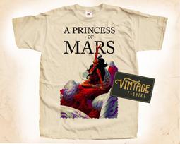 A Princess of Mars V15 T-Shirt Vintage Natural color Men's T-Shirt DTG Digital Print SIZES S M L XL 2XL 3XL 4XL 5XL 3XL