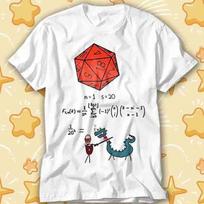 The Science of 20 Sided Dice Limited Edition DnD D20 T-Shirt 494 L