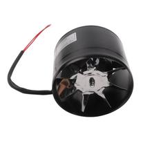 4 Inch Extractor Fan 100mm Inline Fan Total Pressure 58Pa juoda