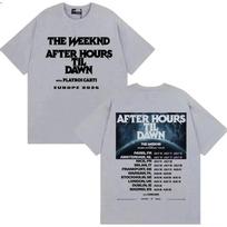 The Weeknd After Hours Til Dawn Europe 2026 Stadium Tour TShirt Unisex Unisex Fashion Hip Hop Oversized Streetwear Tees 2XL