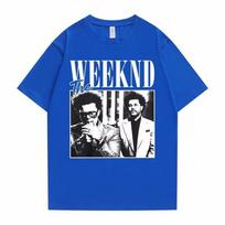 2026 Pop Singer Artist The Weeknd Print Anime Tops Tees Clothes Female TShirt Unisex Cartoon Tee Short Sleeve Fashion Tees L
