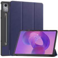 For Lenovo Idea Tab Pro Case 12.7 inch Magnetic Tri-Folding PU Leather Stand Cover For xiaoxin idea tab pro 2025 tb373fu TB375FC Lenovo Idea Tab Pro tamsiai mėlyna spalva