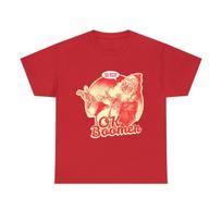 Santa OK Boomer You Better Not Pout Funny Christmas Graphic Tee Shirt XXL