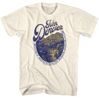 John Denver Rocky Mountain High Since 1972 Landscape Men's T Shirt Folk Music XL