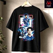 Takefusa Kubo & Ao Tanaka World Cup Japan Football Legends T-Shirt 2XL
