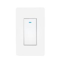 LangYeao Matter WIFI Smart Home Wall Switches Homekit APP Support  US Swithman 1200W 10A Max Load Google Alexa (White,118mm*72mm&US Standard) balta