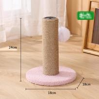 Interactive Sisal Wand Toy  New Catnip Automatic Teaser Toy Kids Cat Pet Sex Toys Packaged in Cartonfor Indoor Cats (Pink,Xs) rožinė