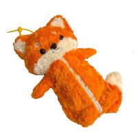Fox Doll Pen Bag Plush Stationery Organizer Cute Stationery Bag  Gift Fox