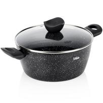 Granitinis puodas su dangčiu maisto virimui ir troškinimui 24 cm 3,6 l