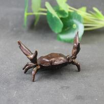 Metalinė Krabo Rašiklio Laikiklio Figūrėlė Ornamentas Vintažinė Miniatiūrinė Gyvūno Figūrėlė Imitacinis Krabo Modelis Stalo Ornamentas Namų Dekoras Amatai 1pcs gray