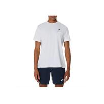 Asics Court Short Sleeve Top Tennis Soft Moisture Wicking Quick Dry Breathable Comfortable Casual T-Shirt Men tops White 2041A339-100 L